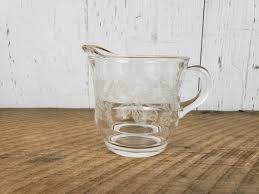 Vintage Grape Vine Glass Creamer