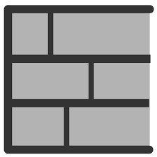 Brick Wall Icon Public Domain Vectors