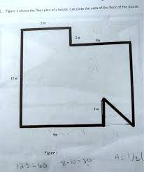 Solved Calculate The Area Of The Floor