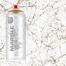 Marble Effect Spray Paint Gold