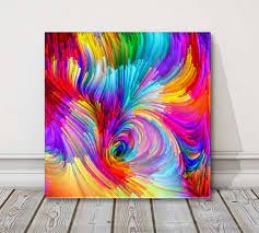 Brushstroke Painting Canvas Picture
