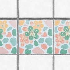 Decorative Tiles Stickers Flower Design