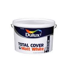 Dulux Total Cover Matt B White 10ltr