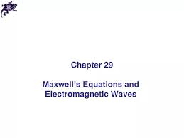 Equations And Electromagnetic Waves
