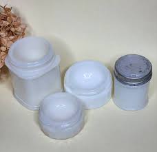 Hazel Atlas Milk Glass Apothecary Jars