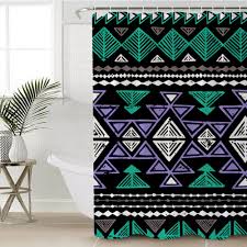 Native American Shower Curtain Neon