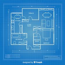 Blueprint Design Plan Of A House