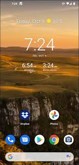 Time Clocks On Android Home Screen
