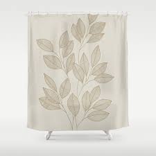 Neutral Shower Curtain By Ellabellablue