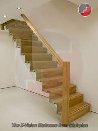 Glass Barading Oak Handrail With