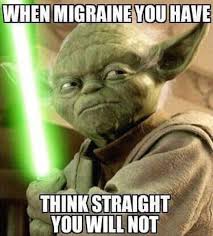 10 symptoms of migraine as shown in memes