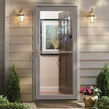 Retractable Aluminum Storm Door