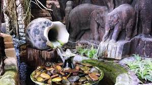 Outdoor Decoration Pond Corner In Relax