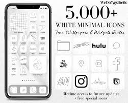 5000 Minimal Iphone Ios 14 Icon Pack