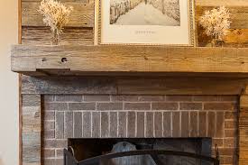 Reclaimed Barnwood Fireplace Surround