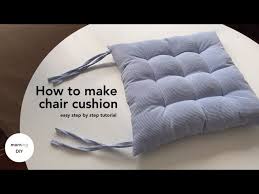 Diy Chair Cushion Easy Step By Step