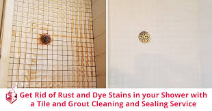 Shower With A Tile And Grout Cleaning