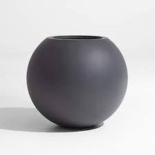 Dark Grey Indoor Outdoor Planter Pot