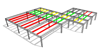 displaying span to depth ratio of steel