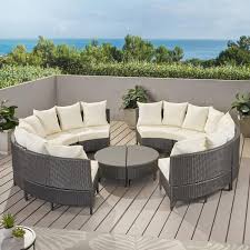 Faux Rattan Outdoor Sectional