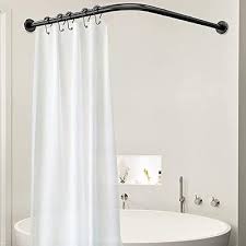 L Shaped Shower Curtain Rod Diamond