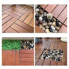 Interlocking Patio Deck Tiles Indoor