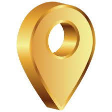 3d Gold Location Png Transpa Images