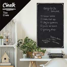 Roommates Chalkboard Black Vinyl L