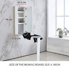 Wall Mounted Ironing Board Cabinet Fold