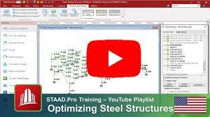 designing steel structures in staad pro