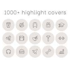 Instagram Highlight Covers Beige