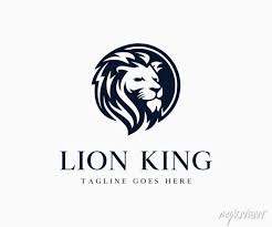 Luxury King Lion Logo Icon Vector