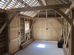 wooden garages with a room above