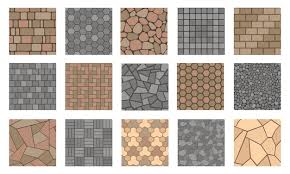 Floor Stone Pattern Pavement Tile
