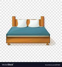 King Size Bed Icon Cartoon Style