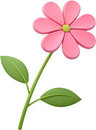 Beautiful Cartoon Wildflower In Meadow