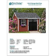 Plans Design Deluxe Shed Plans 10 X 12