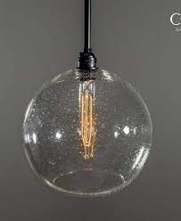 Clear Glass Pendant Light Fixture