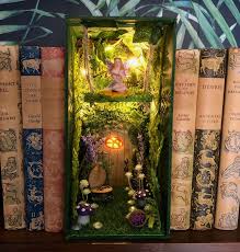Fairy Garden Book Nook Shelf Insert