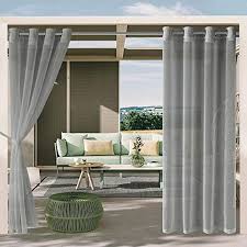 Dwcn Outdoor Sheer Curtains For Patio