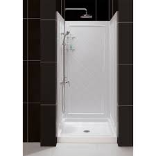 Center Drain Acrylic Shower Base