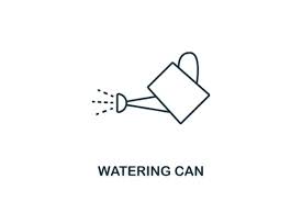 Watering Can Icon From Garden