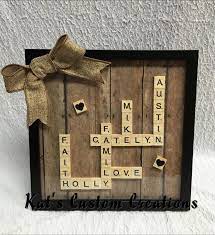 Scrabble Art Family S Names Plus Love