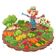 Vegetable Garden Png Vector Psd And