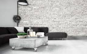 3d Wallpaper White Brick Wall