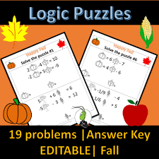 Logic Puzzles Algebra