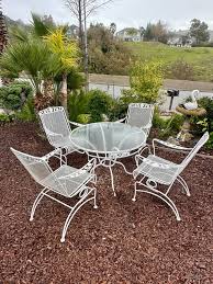 Vintage Patio Set By Woodard Flower