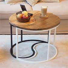 Yin Yang Symbol Coffee Table Art
