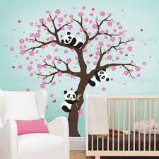 Cherry Blossom Tree Wall Decal Scheme