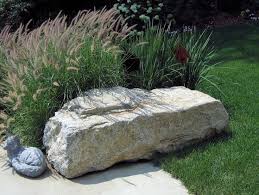 Natural Stone Sitting Rock